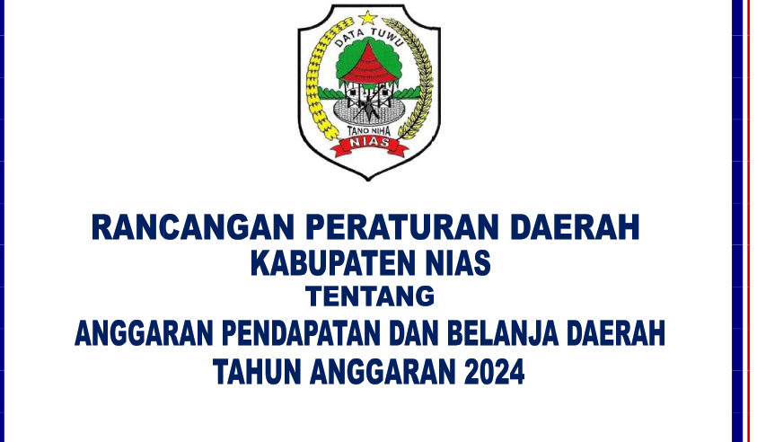 Informasi Ringkasan Dokumen Rancangan Perda tenatang  APBD Tahun 2024