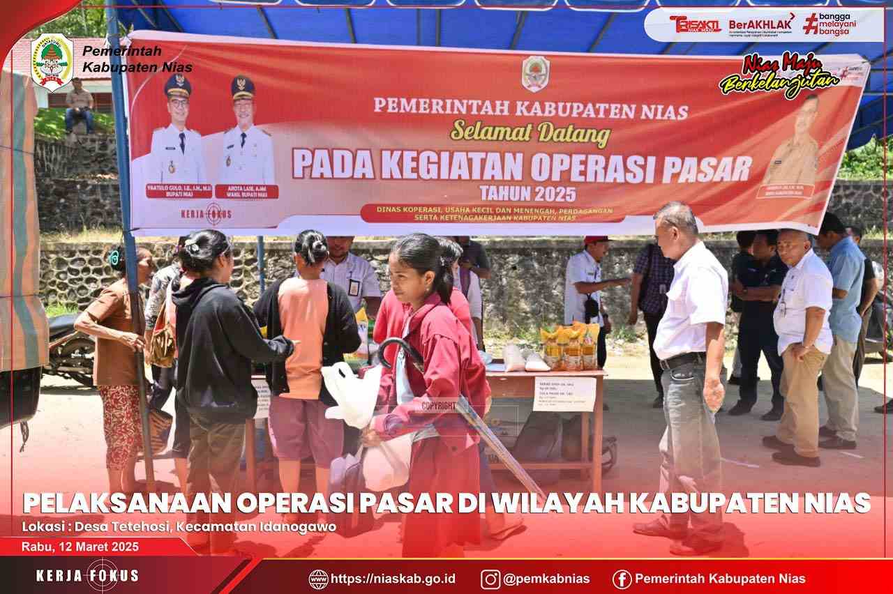 PELAKSANAAN OPERASI PASAR DI WILAYAH KABUPATEN NIAS