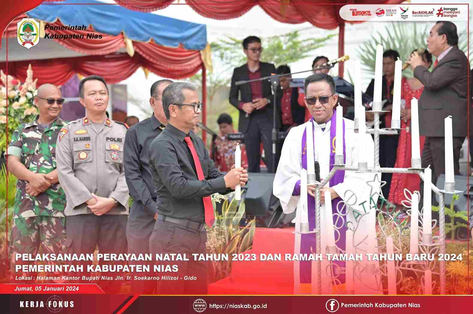 PERAYAAN NATAL TAHUN 2023 DAN RAMAH TAMAH TAHUN BARU 2024 KABUPATEN NIAS