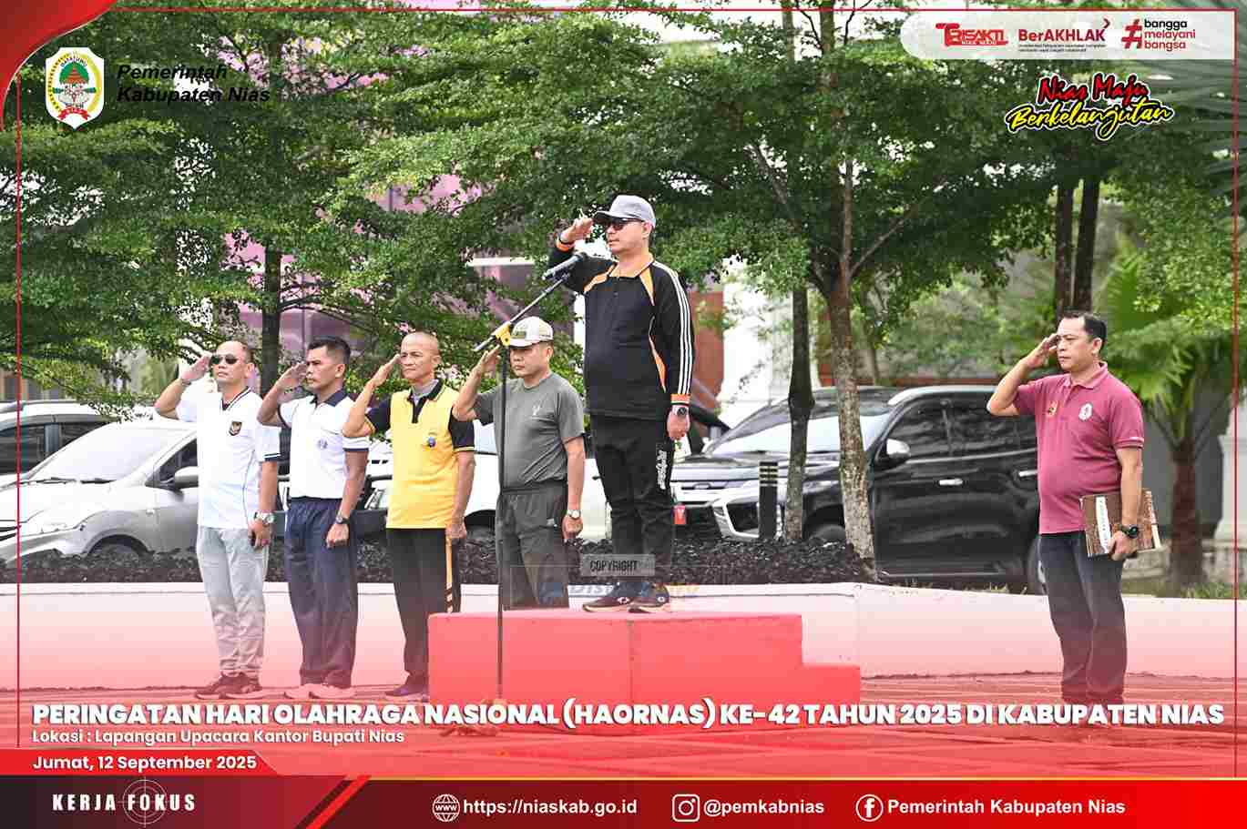 PERINGATAN HARI OLAHRAGA NASIONAL (HAORNAS) KE-42 TAHUN 2025 DI KABUPATEN NIAS 