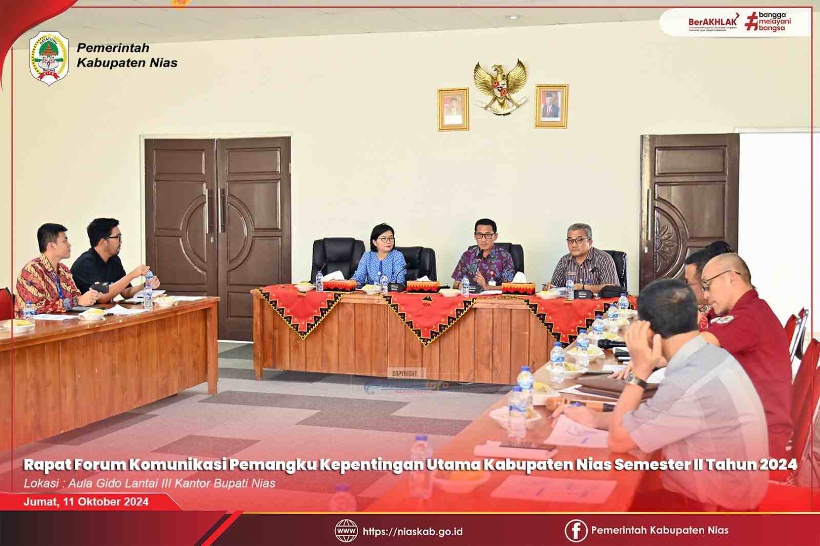 RAPAT FORUM KOMUNIKASI PEMANGKU KEPENTINGAN UTAMA KABUPATEN NIAS SEMESTER II TAHUN 2024