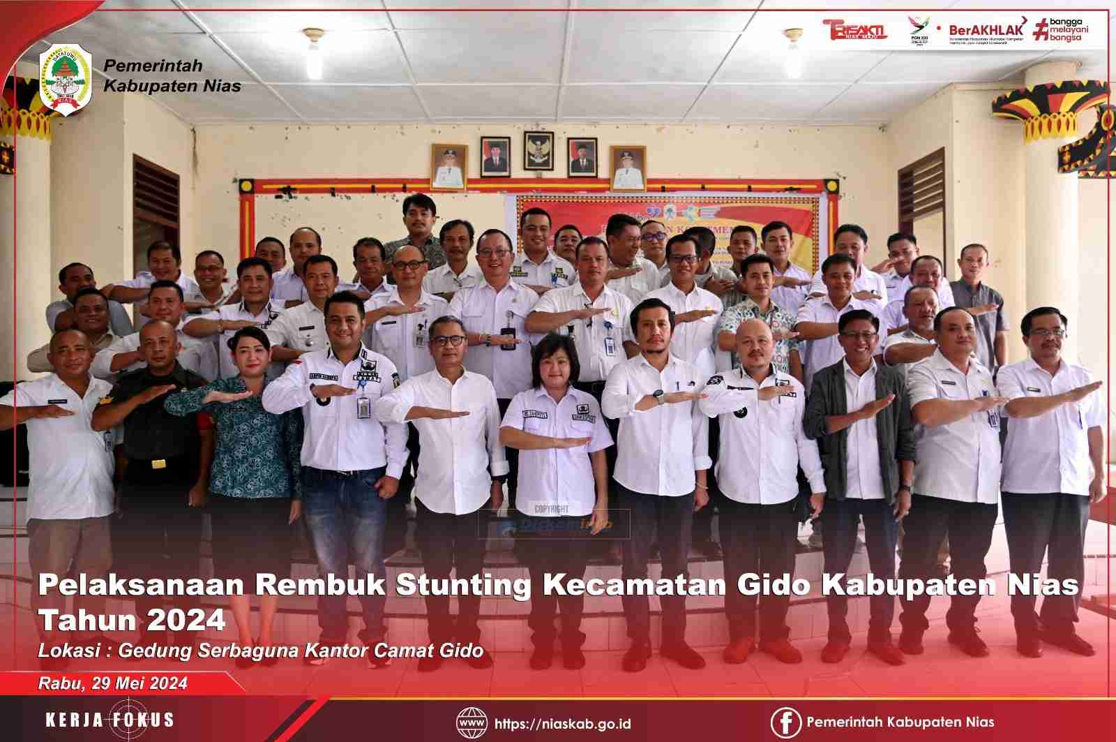 REMBUK STUNTING TINGKAT KECAMATAN GIDO KABUPATEN NIAS TAHUN 2024