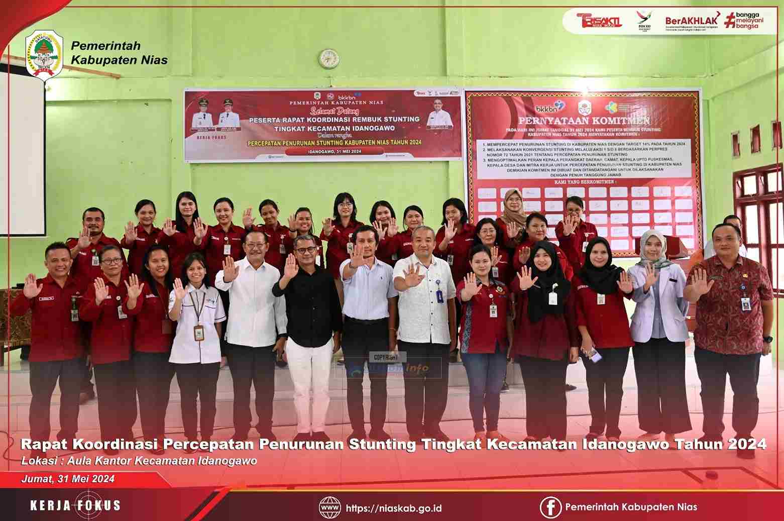 REMBUK STUNTING TINGKAT KECAMATAN IDANOGAWO KABUPATEN NIAS TAHUN 2024