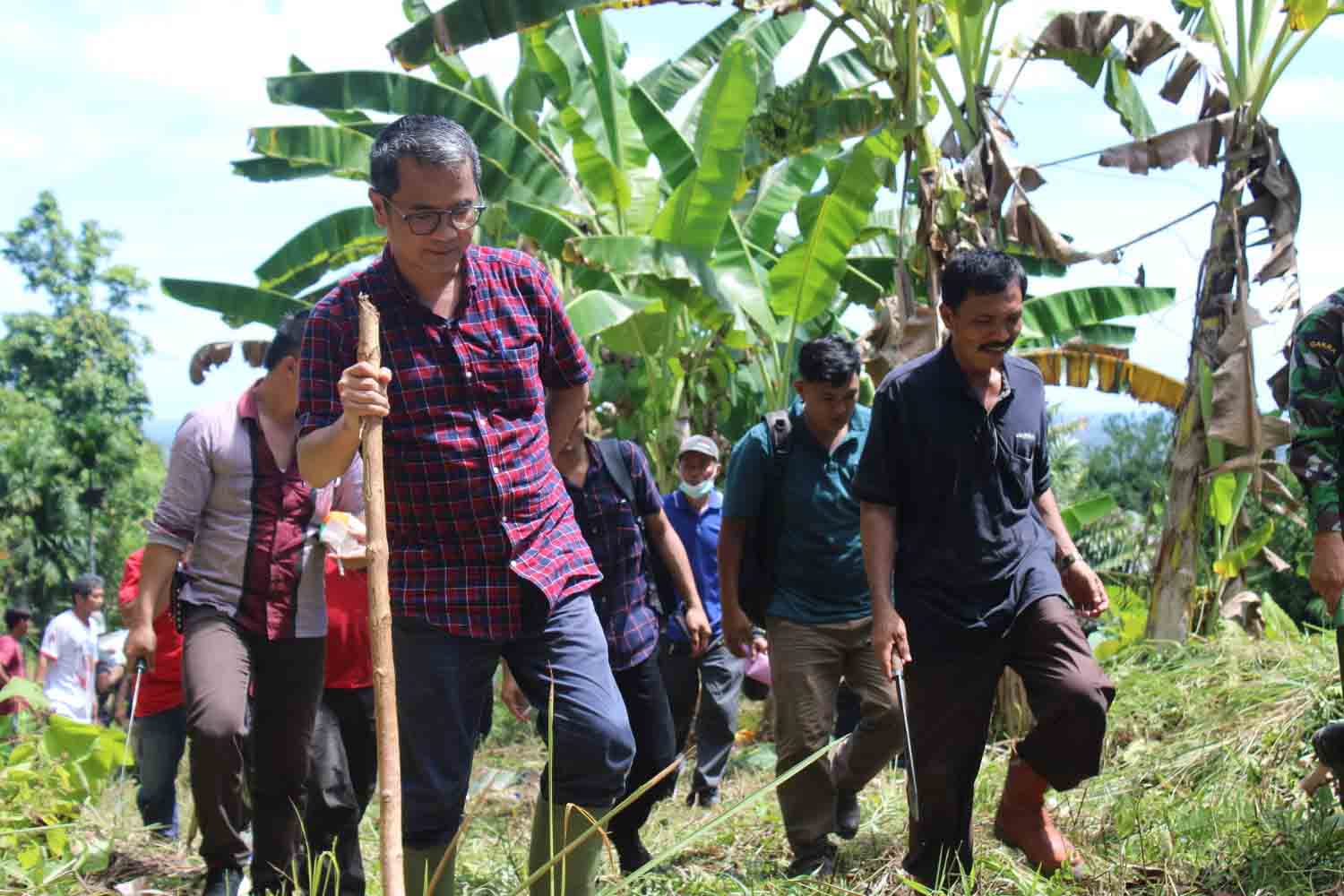 BUPATI NIAS IKUTI PELAKSANAAN BULAN BHAKTI GOTONG-ROYONG MASYARAKAT TAHUN 2021